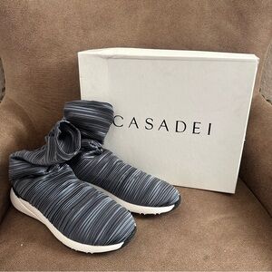 CASADEI SATIN STRETCH JUGO NERO - EU 36